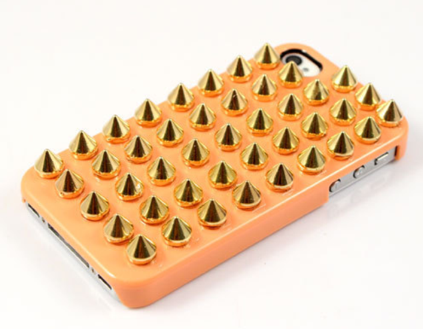 Case spikes laranja bebê